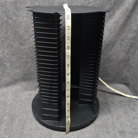 Fellowes Rotating CD Storage Tower Stand Compact Disk Music Cd's Holder 112 - Picture 7 of 9